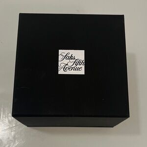 Saks Fifth Avenue Classic Black Gift Box